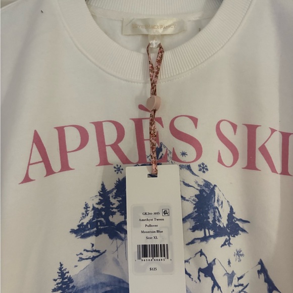 LoveShackFancy White Après Ski Sweater - Picture 2 of 3